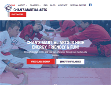 Tablet Screenshot of hollandmartialarts.com